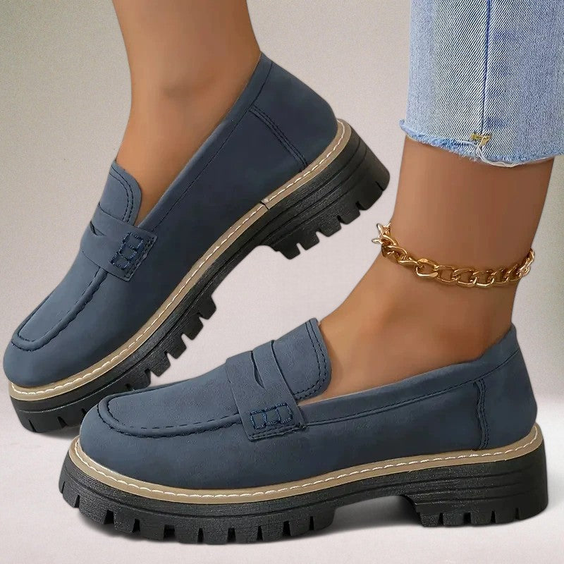 Sabriné - Mocassins en cuir souple