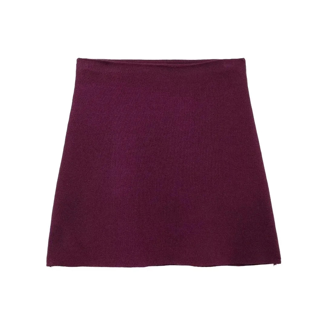 Ensemble tricot mini-jupe