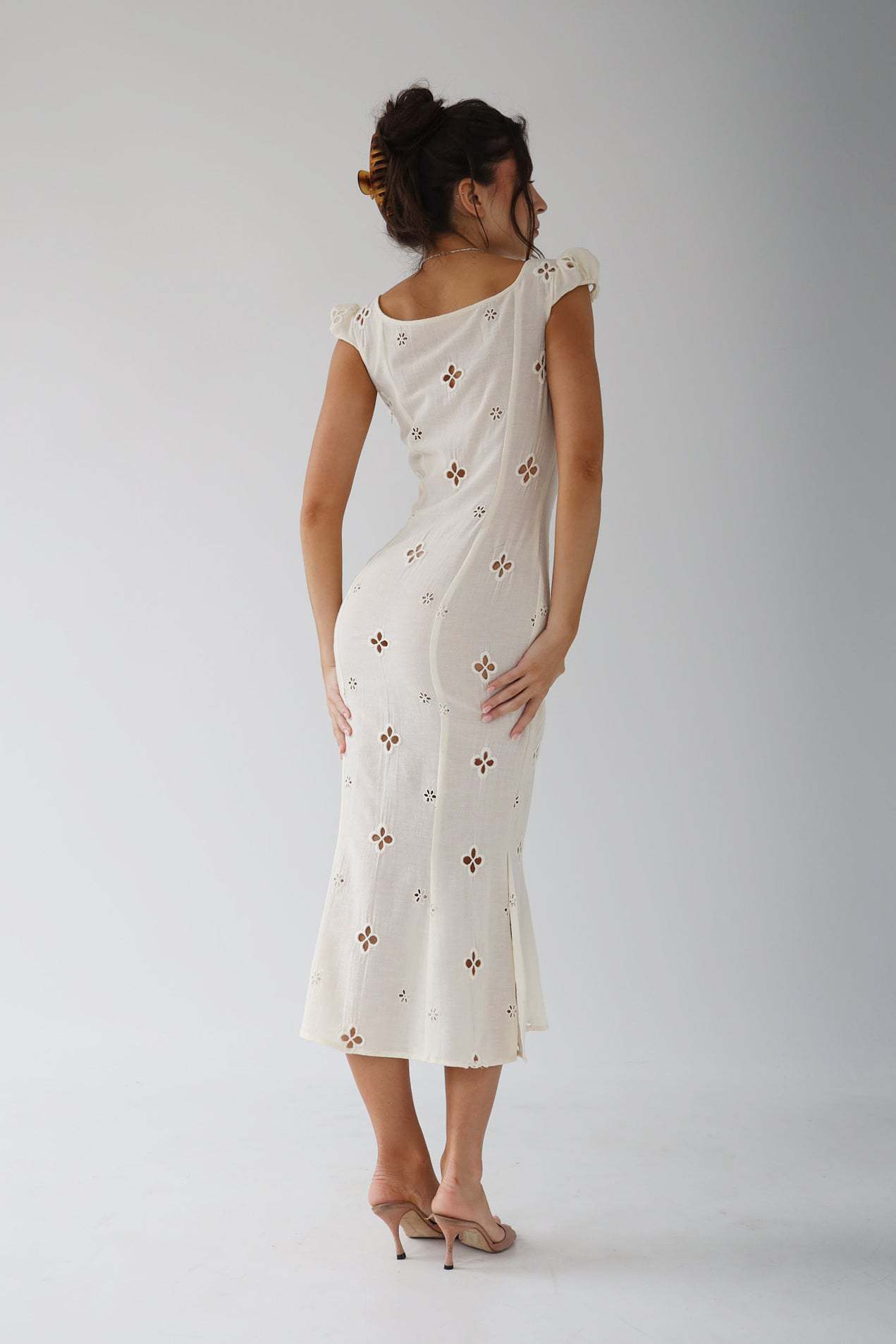 Isabeau - Robe midi vintage