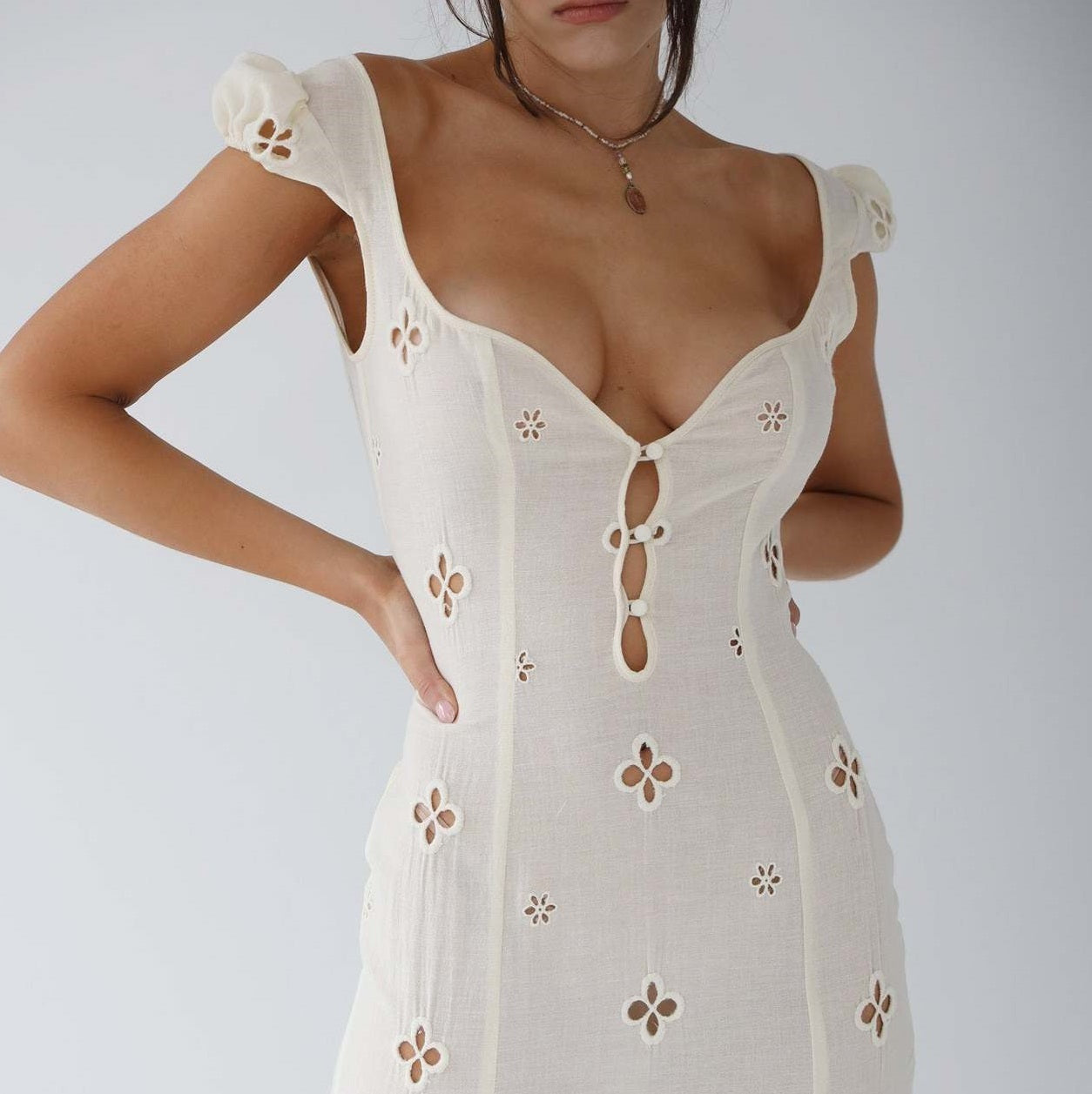 Isabeau - Robe midi vintage