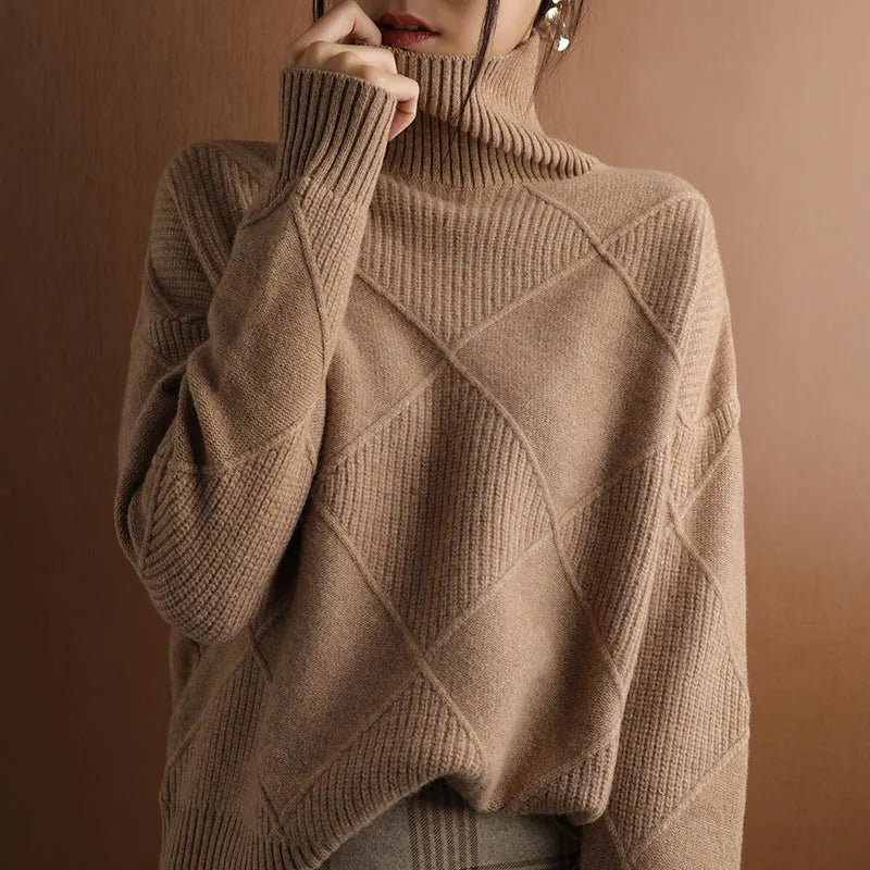 Camille - Pull à col roulé