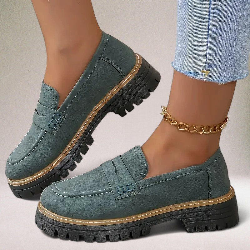 Sabriné - Mocassins en cuir souple