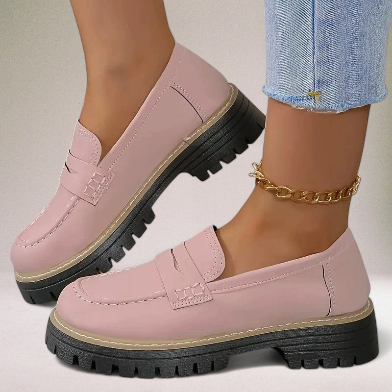 Sabriné - Mocassins en cuir souple