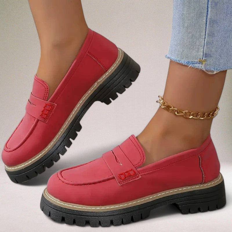 Sabriné - Mocassins en cuir souple