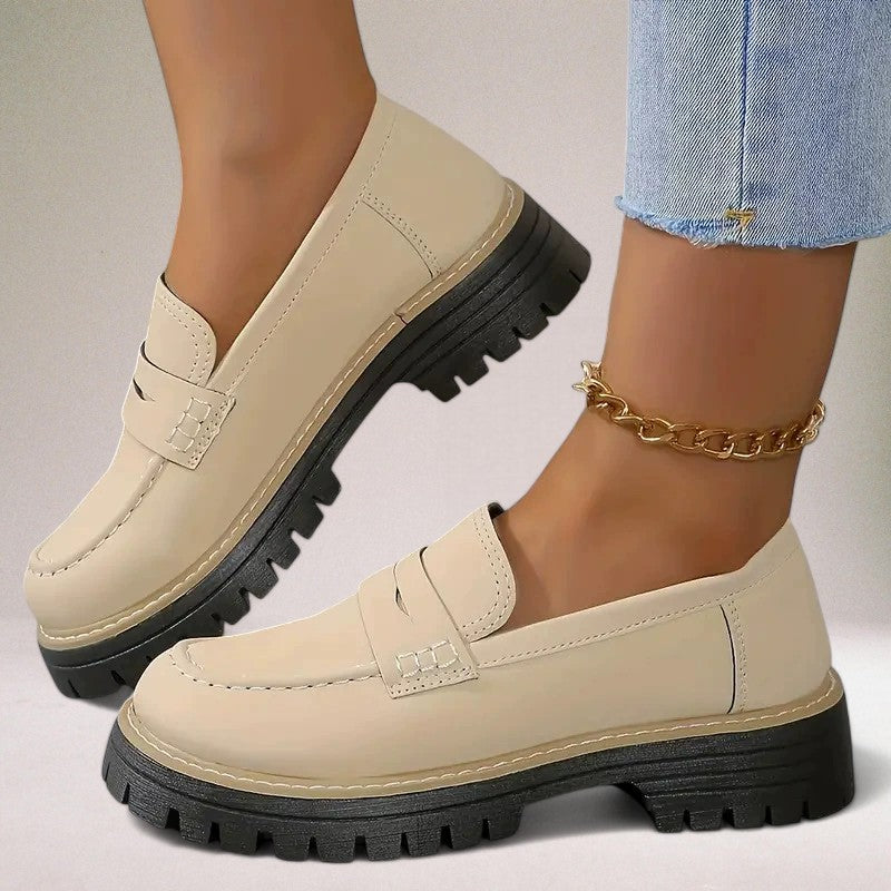 Sabriné - Mocassins en cuir souple