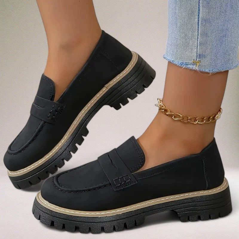 Sabriné - Mocassins en cuir souple