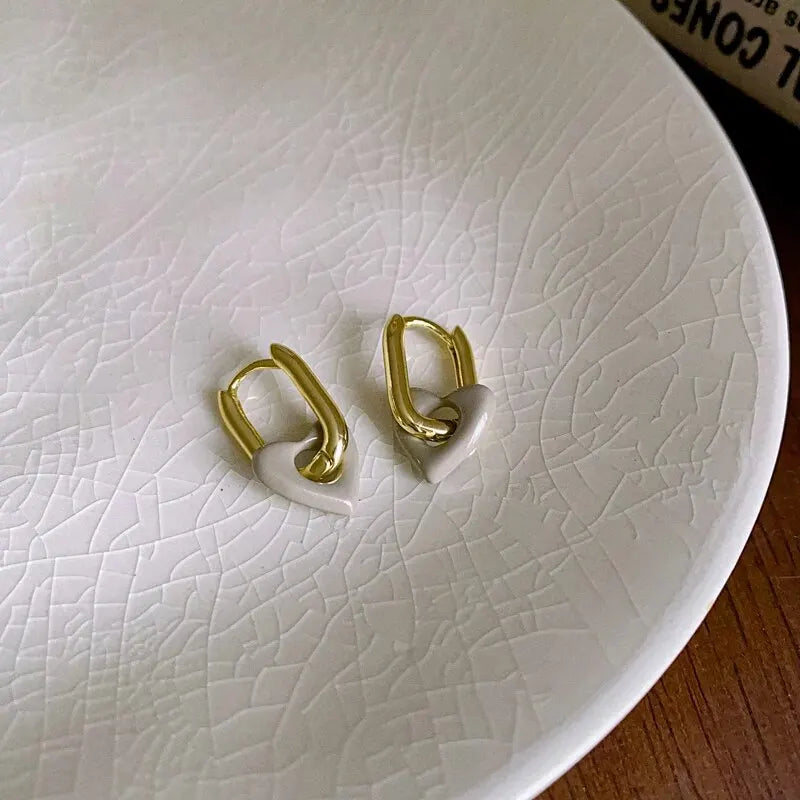 Boucles d'oreilles Cœur Élégant