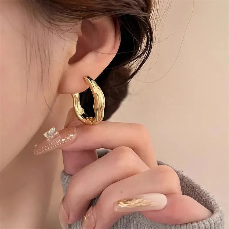 Boucles d'oreilles Aura Dorée