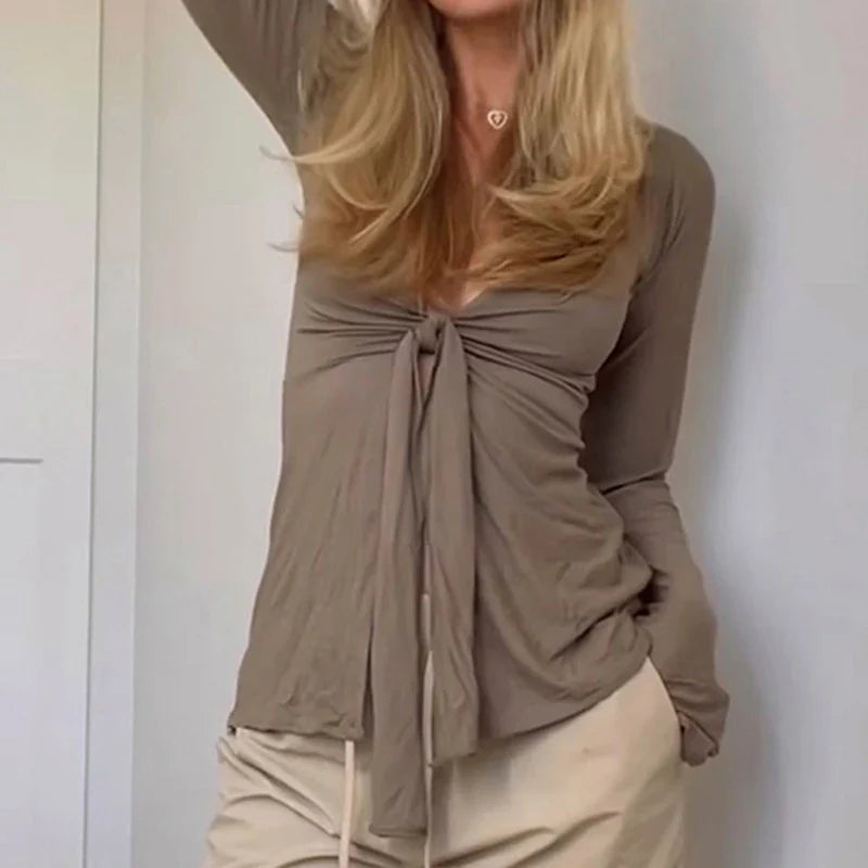 Blouse manches évasées