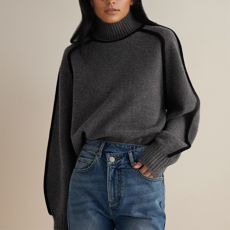 Gabrielle - Pull col roulé