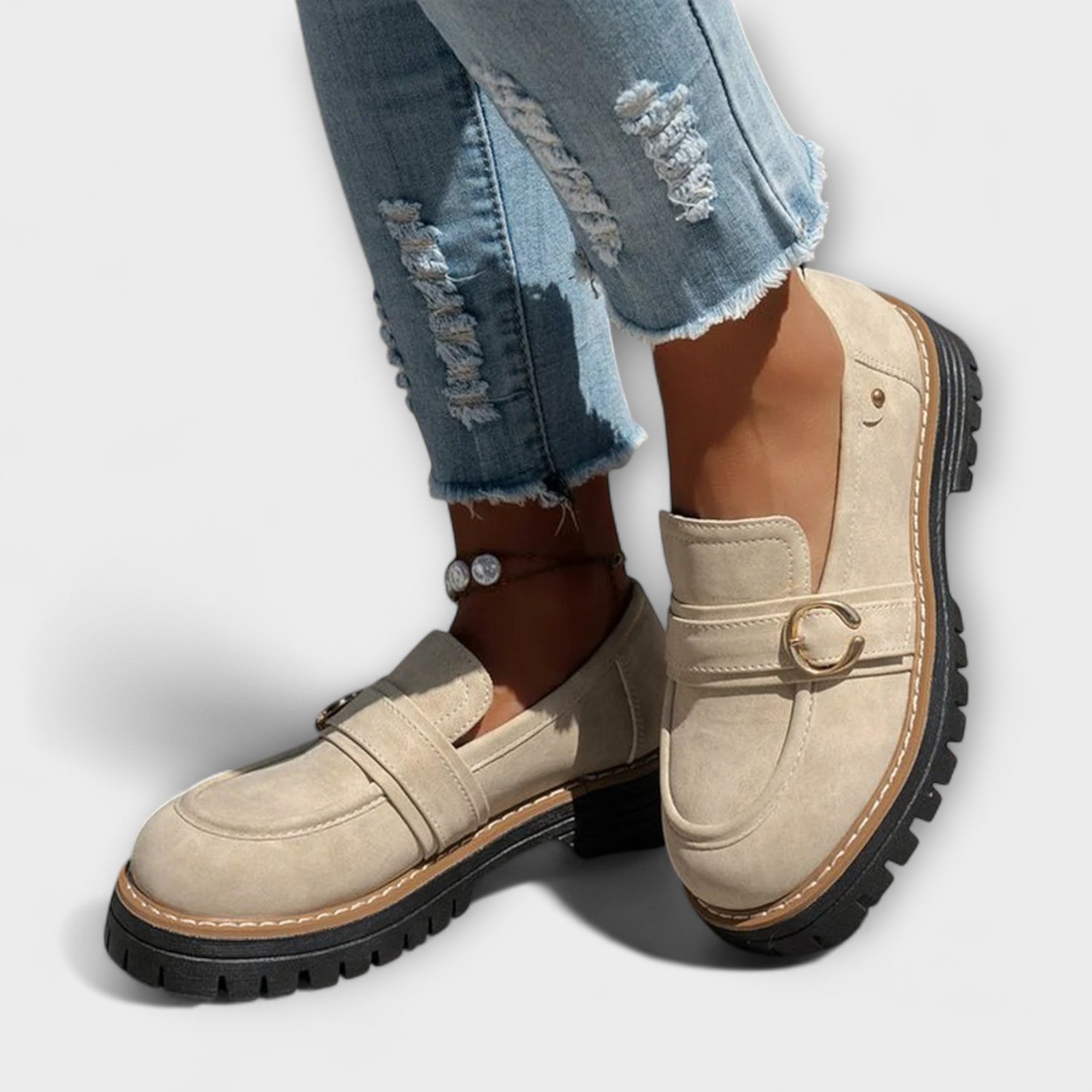 Lora – Mocassins décontractés à bout rond