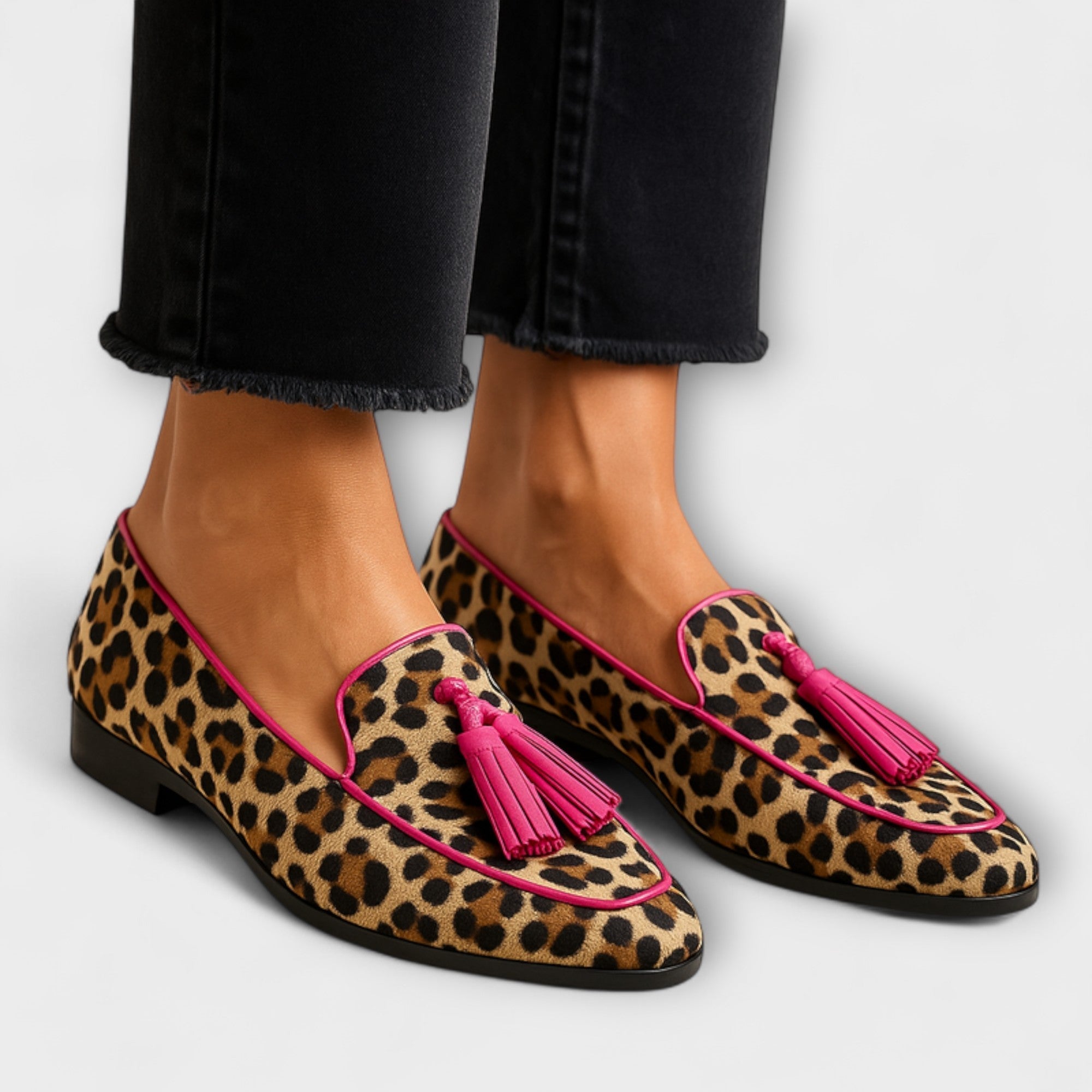 Lana - Mocassins à pompons