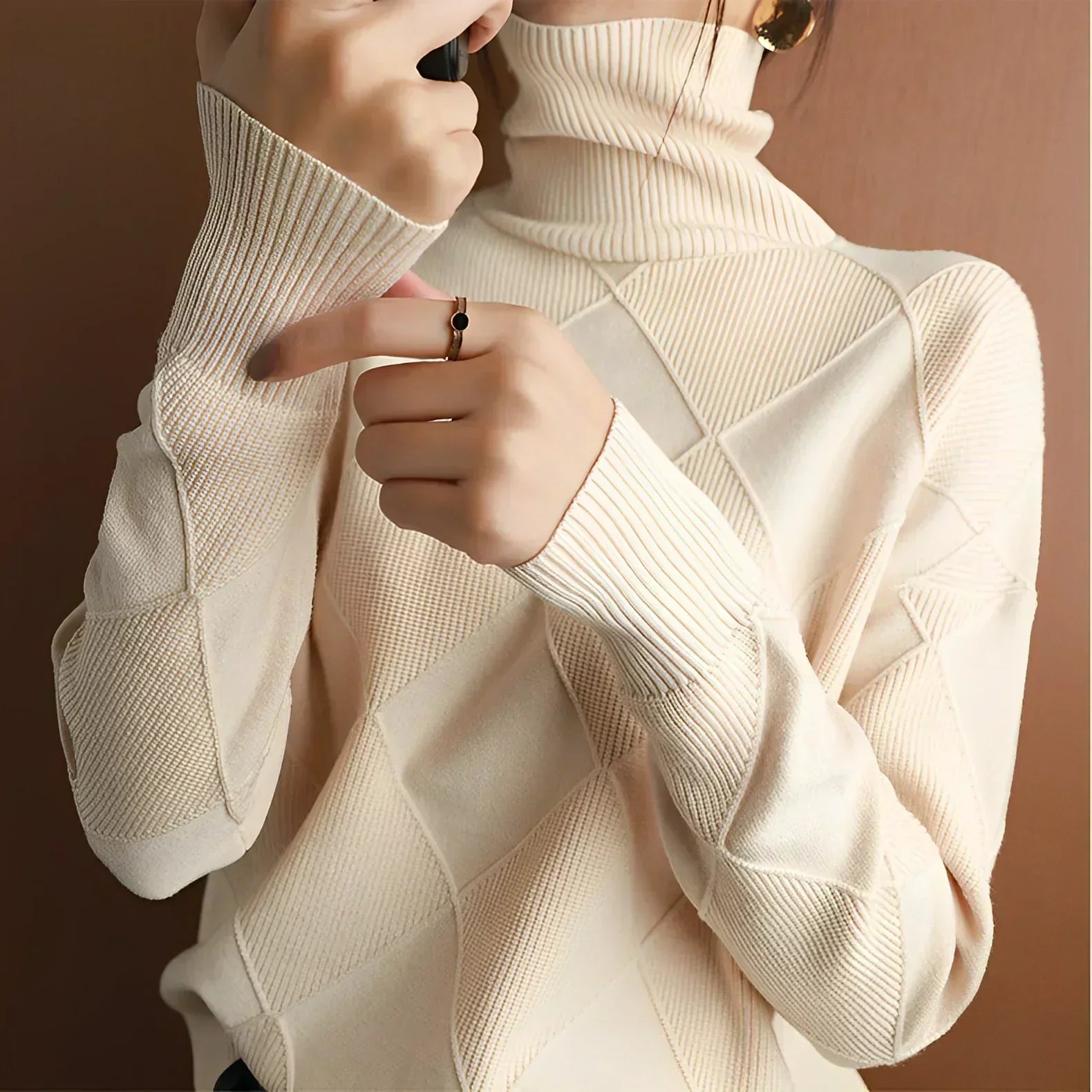 Camille - Pull à col roulé