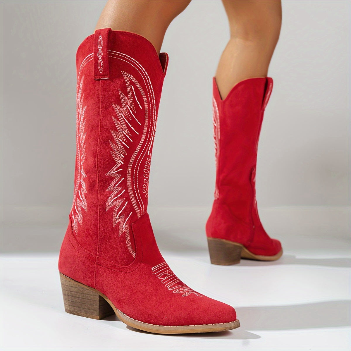 Stella - Bottes western brodées